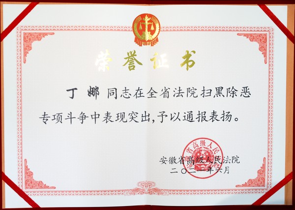 喜报!烈山法院丁娜同志荣获全省法院扫黑除恶专项斗争先进个人 (0).png